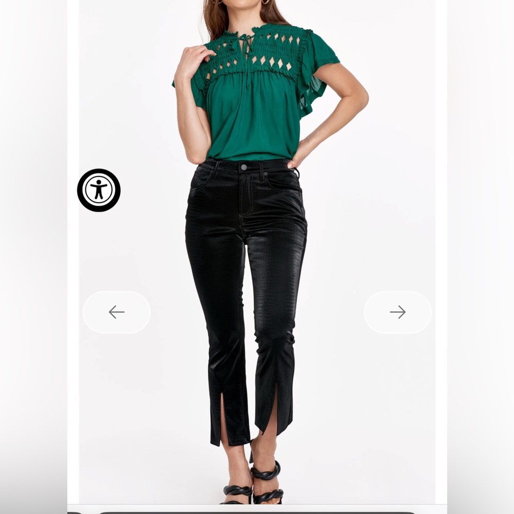 Dear John Black Cropped Pants
